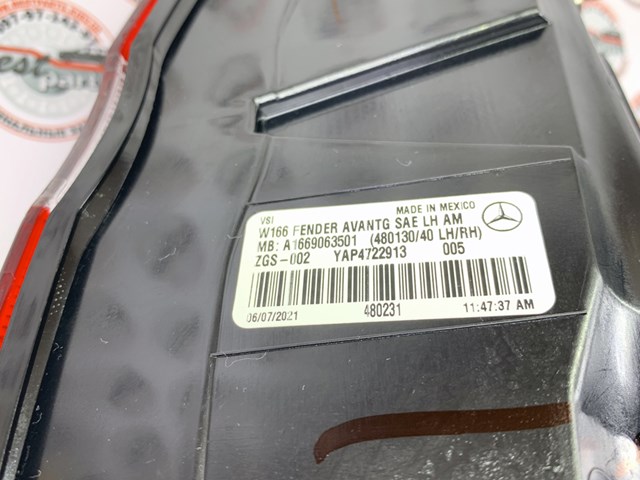 Piloto intermitente guardabarros derecho  Mercedes A4639063501