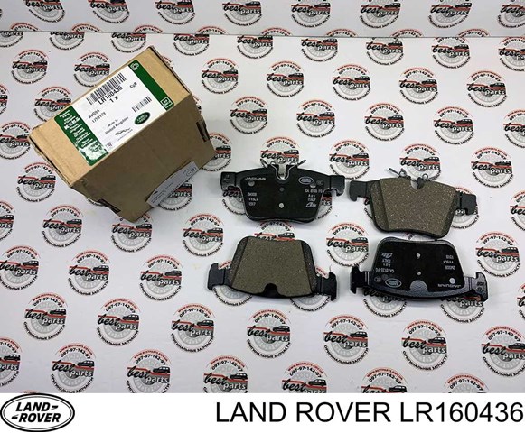 LR160436 Land Rover pastillas de freno traseras