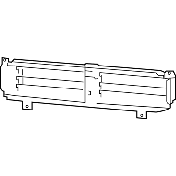 68412008AB Chrysler persiana parcializadora de radiador