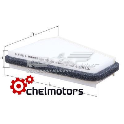 LA854 Mahle Original Filtro antipolen