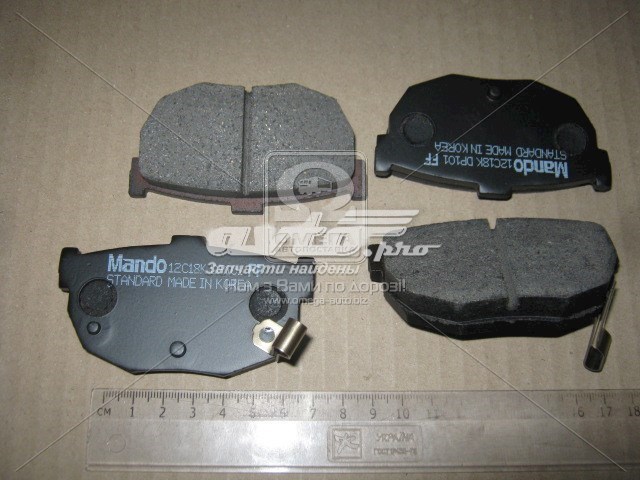 Pastillas de freno traseras de disco MANDO MPH21