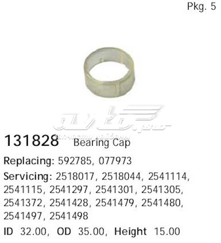 Junta (Anillo) Generador Refrigerado Por Agua Skoda Felicia 1 (797)