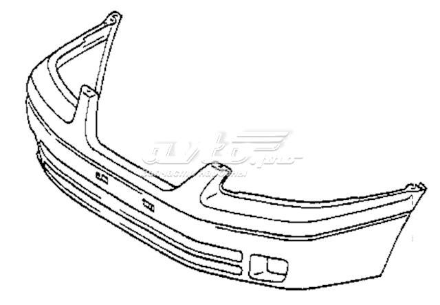 Parachoques delantero para Toyota Camry (V20)