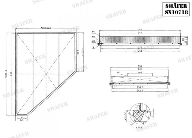 Filtro aire Shafer SX10718