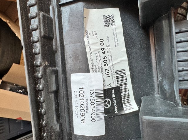 Radiador de refrigeración del motor derecho Mercedes A1675054900 precio, desde 67,48 EUR