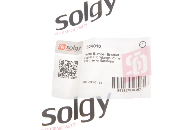 Soporte de parachoques delantero 304016 Solgy