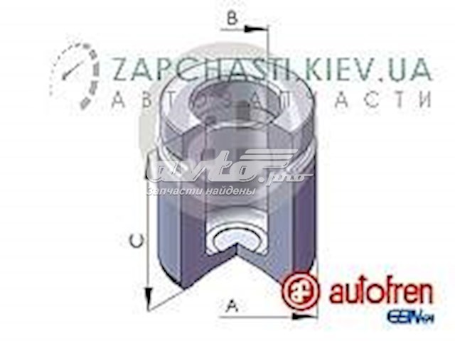 D025518 Autofren émbolo, pinza del freno trasera