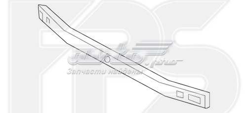 FP 7066 943 FPS refuerzo parachoque delantero