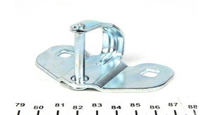 RWS1221 Rotweiss Pieza de enganche inferior izquierda del pestillo de la puerta trasera de doble hoja