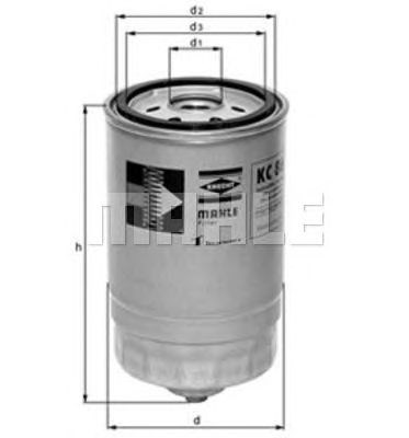 Filtro combustible Mahle Original KC88 precio, desde 8,32 EUR
