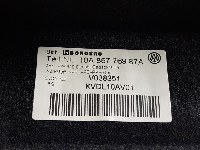 Comprar 10A86776987A VAG Bandeja trasera