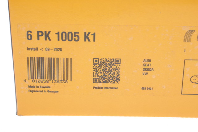 Correa de transmisión 6PK1005K1 Continental/Siemens