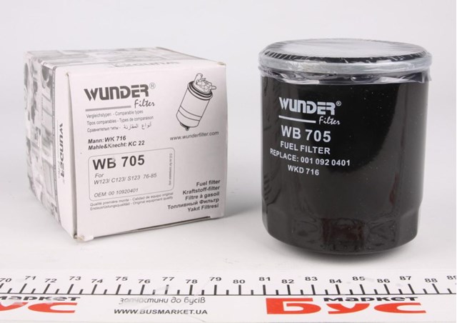Filtro combustible Wunder WB705 precio, desde 4,45 EUR