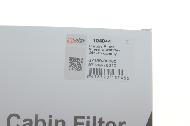 Comprar 104044 Solgy Filtro de aire del habitáculo