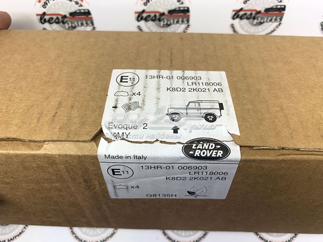 Comprar LR118006 Land Rover Pastillas delanteras de freno