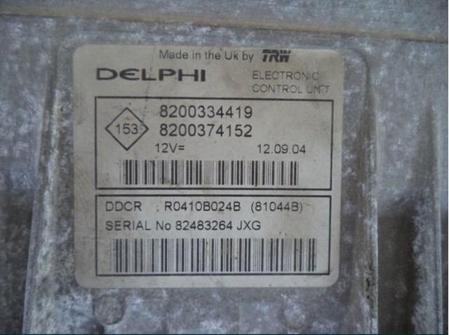 Comprar 8200374152 Renault (RVI) ECU