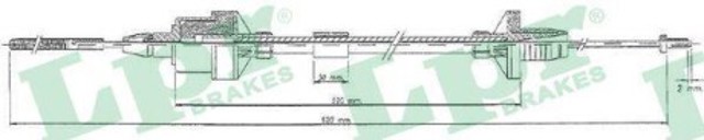 C0123C LPR cable de embrague