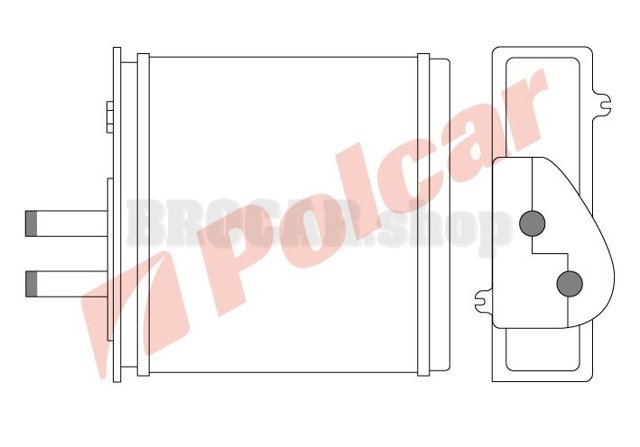 Radiador de calefacción POLCAR 3017N81