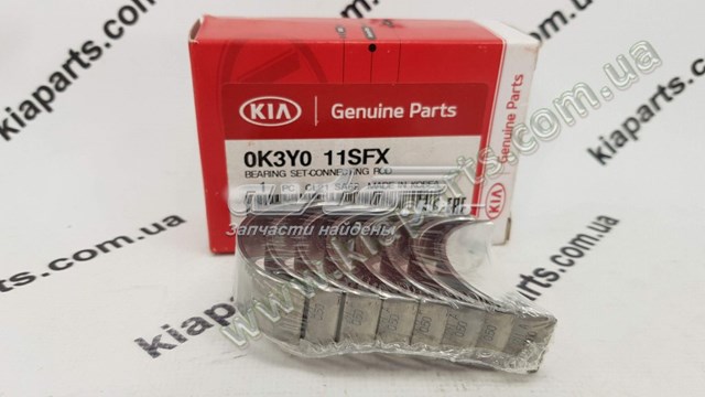 0K3Y011SFX Hyundai/Kia juego de cojinetes de biela, cota de reparación +0,50 mm