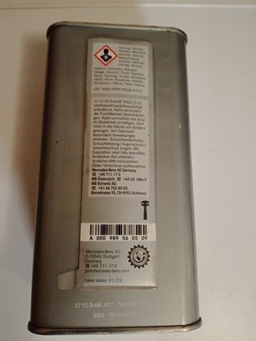 Comprar A000989560509 Mercedes Liquido de frenos