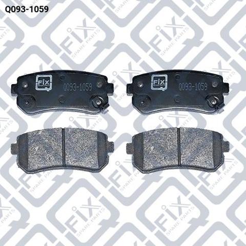 Pastillas traseras de freno Q-fix Q0931059 precio, desde 23,06 EUR