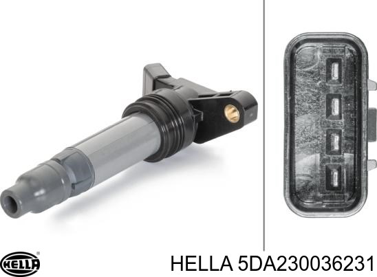 5DA230036231 HELLA bobina de encendido