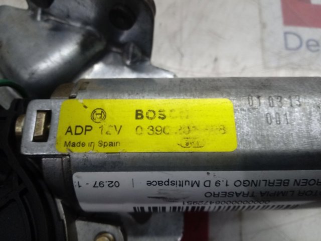 Motor del limpiaparabrisas trasero Peugeot/Citroen 0390201408 precio, desde 33,40 EUR