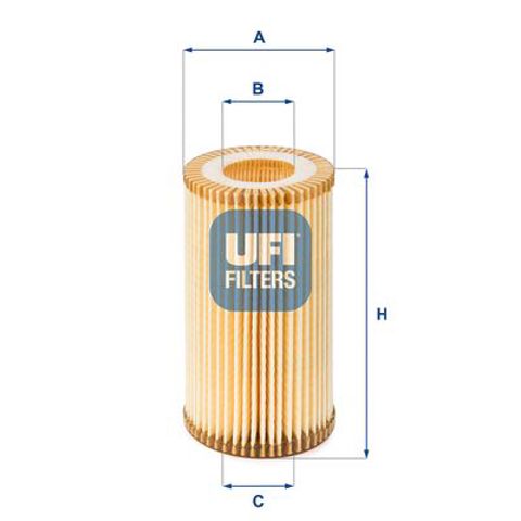 25.159.00 UFI filtro de aceite