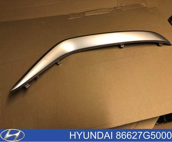 86627G5000 Hyundai/Kia Moldura de parachoques trasero izquierdo
