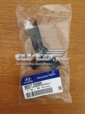 865772W000 Hyundai/Kia Soporte exterior izquierdo del parachoques delantero
