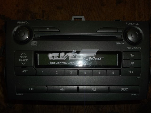 Radio (radio AM/FM) para Toyota Corolla (E15)