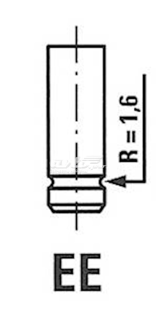 Válvula de admisión Freccia R4762BMCR
