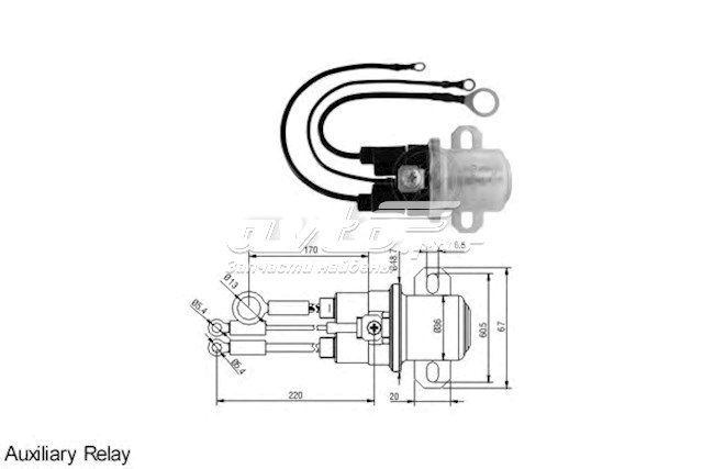 Relé, motor de arranque ZM ZM5408