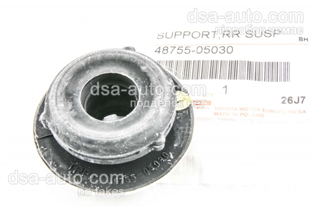 4875505030 Toyota soporte amortiguador trasero