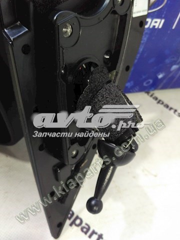 Espejo de retrovisor derecho 876201E030 Hyundai/Kia