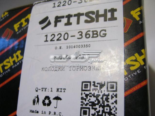 Pastillas de freno delanteras 122036BG Fitshi