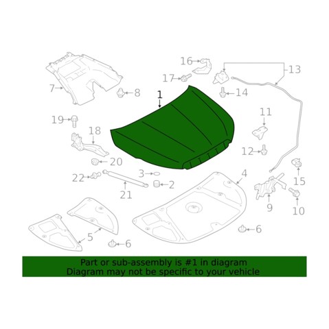 Capó del motor FPS FP6728281 precio, desde 206,39 EUR