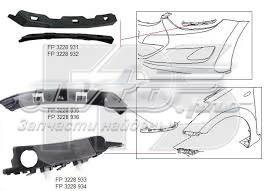 FP3228931 FPS soporte de parachoques delantero izquierdo