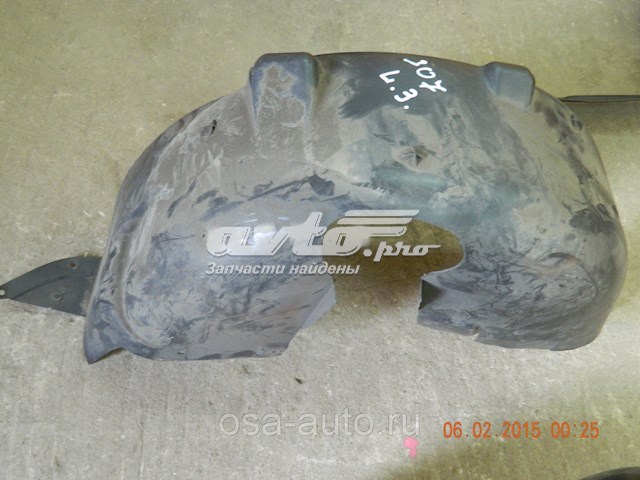 Guardabarros interior, aleta trasera, izquierdo Peugeot 307 (3A, 3C)