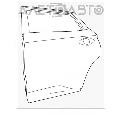 821015AA0A Nissan puerta trasera izquierda