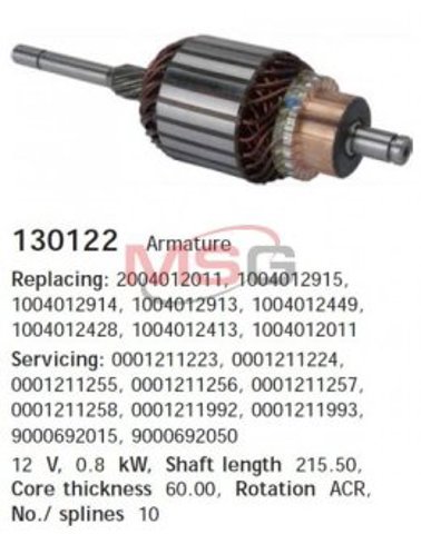 130122 Cargo Inducido del motor de arranque