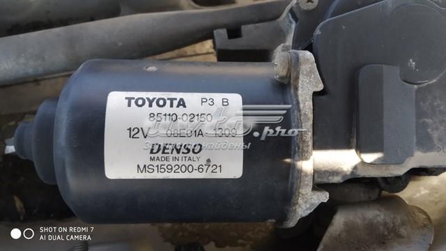 8511002150 Toyota motor del limpiaparabrisas del parabrisas