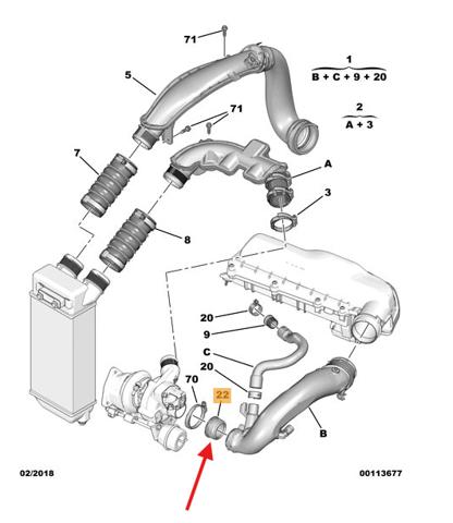 Junta tórica del tubo del intercooler Peugeot/Citroen V758424680 precio, desde 4,89 EUR