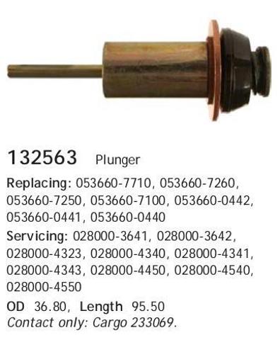 Kit de reparación del solenoide de arranque 132563 Cargo