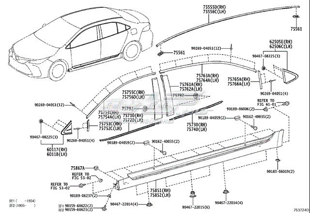 7576302060 Toyota