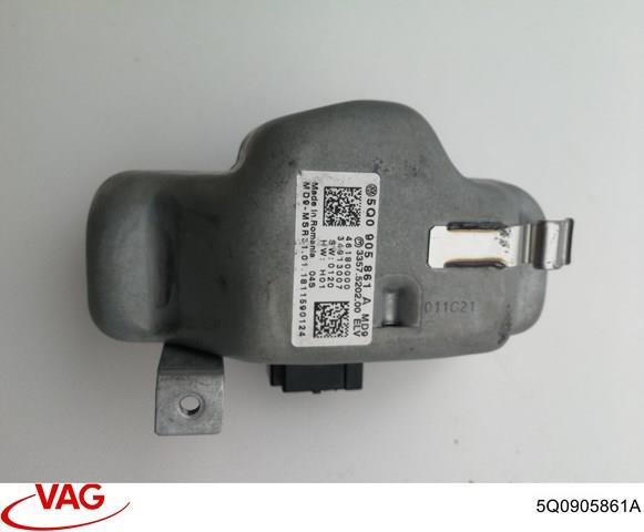 Módulo electrónico de la columna de dirección para Skoda Octavia II A5 1Z3