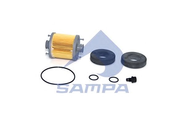 Filtro hollín/partículas, sistema escape SAMPA 80705