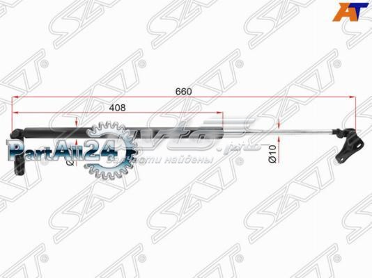 6896028230 Toyota amortiguador de maletero