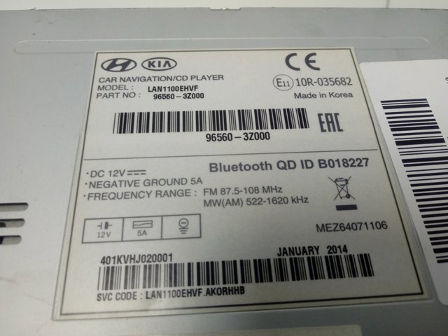  965603Z000 Hyundai/Kia