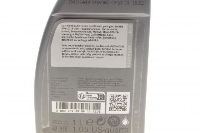 Aceite motor Mercedes 000989330911ABDE precio, desde 17,95 EUR